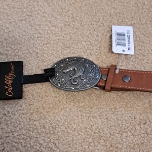 Cathfly Studio Girls XL Horse Buckle Belt 37"